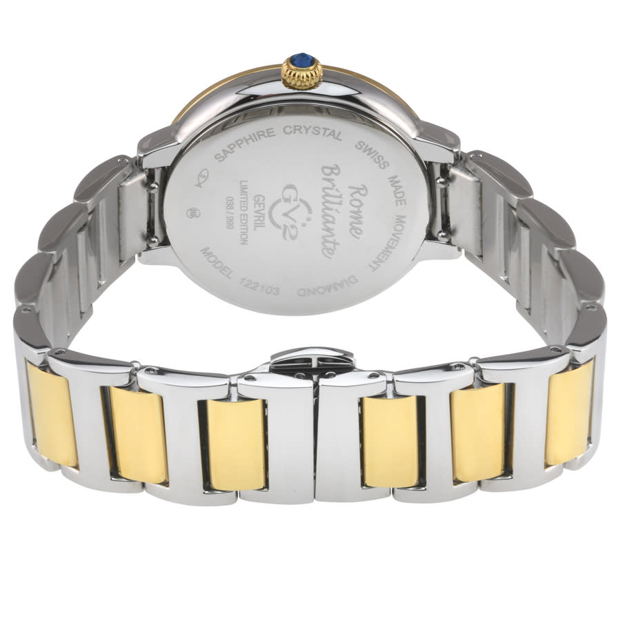 gv2 by gevril rome brillante quartz white dial ladies watch 122103b gv2 by gevril rome brillante quartz white dial ladies watch 122103b