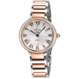 Витрина gv2 by gevril rome brillante quartz white dial ladies watch 122104b