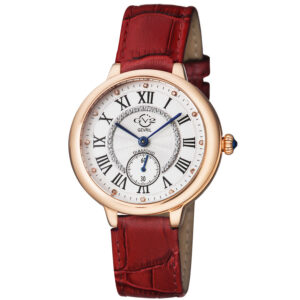 Home gv2 by gevril rome quartz white dial ladies watch 12201