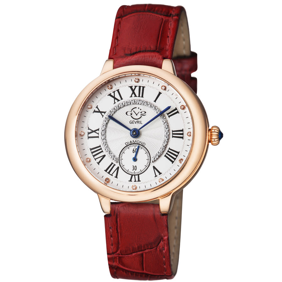 gv2 by gevril rome quartz white dial ladies watch 12201 gv2 by gevril rome quartz white dial ladies watch 12201