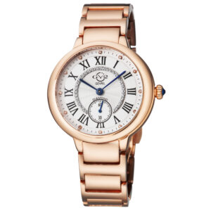 Home gv2 by gevril rome quartz white dial ladies watch 12201b