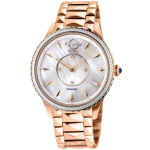 Home gv2 by gevril siena quartz white dial diamond ladies watch 11701 929