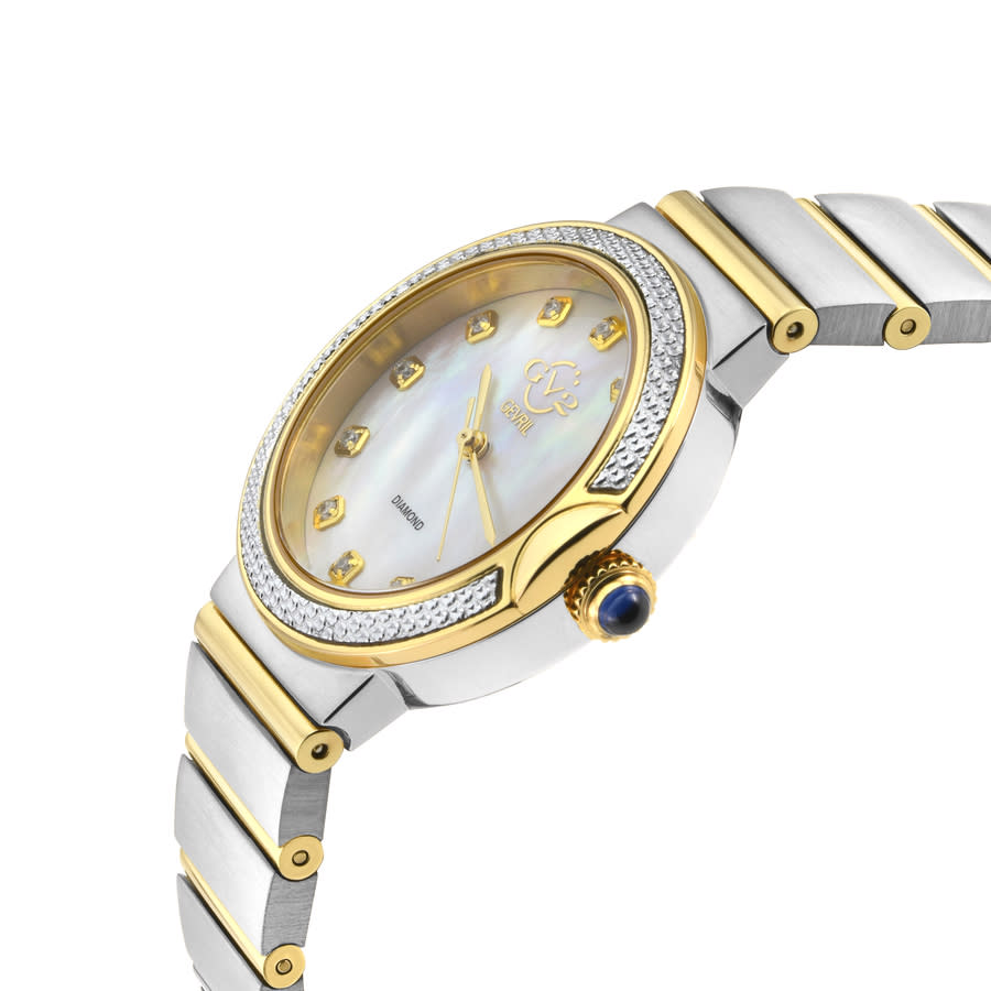 gv2 by gevril sorrento diamond mother of pearl dial ladies watch 12444b gv2 by gevril sorrento diamond mother of pearl dial ladies watch 12444b