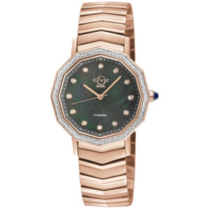 Home gv2 by gevril spello ii diamond mother of pearl dial ladies watch 14518b