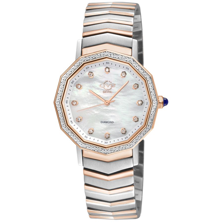 gv2 by gevril spello ii diamond mother of pearl dial ladies watch 14519b gv2 by gevril spello ii diamond mother of pearl dial ladies watch 14519b