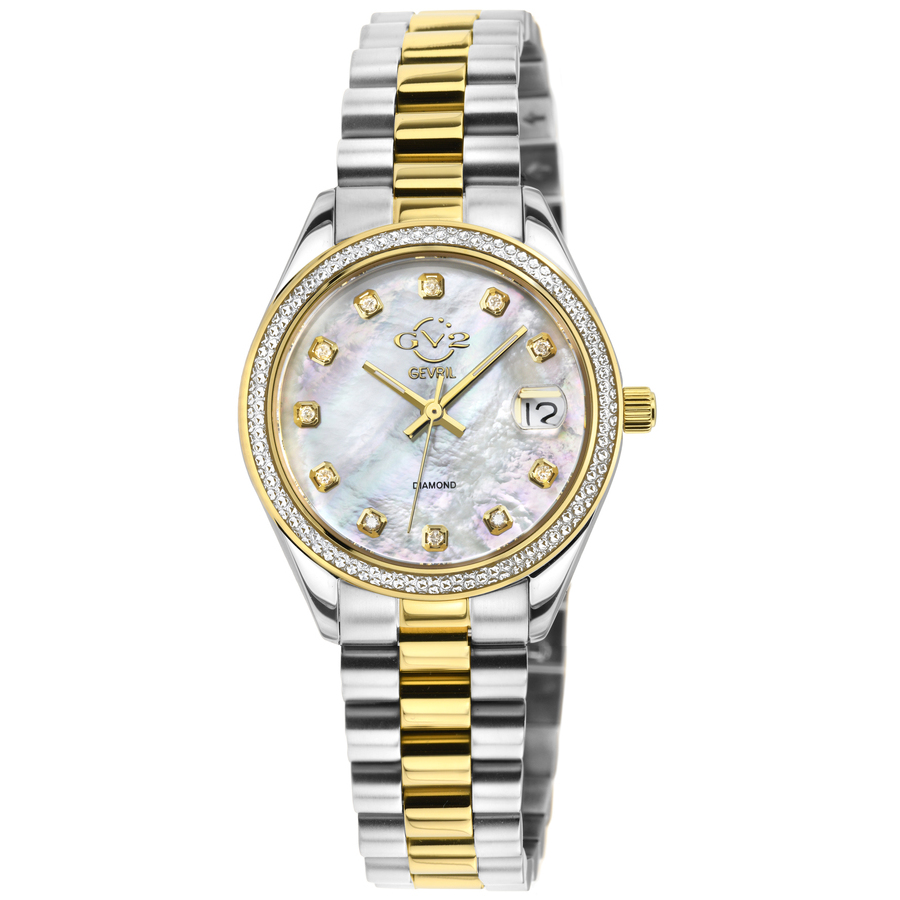 gv2 by gevril turin diamond mother of pearl dial ladies watch 12424b gv2 by gevril turin diamond mother of pearl dial ladies watch 12424b
