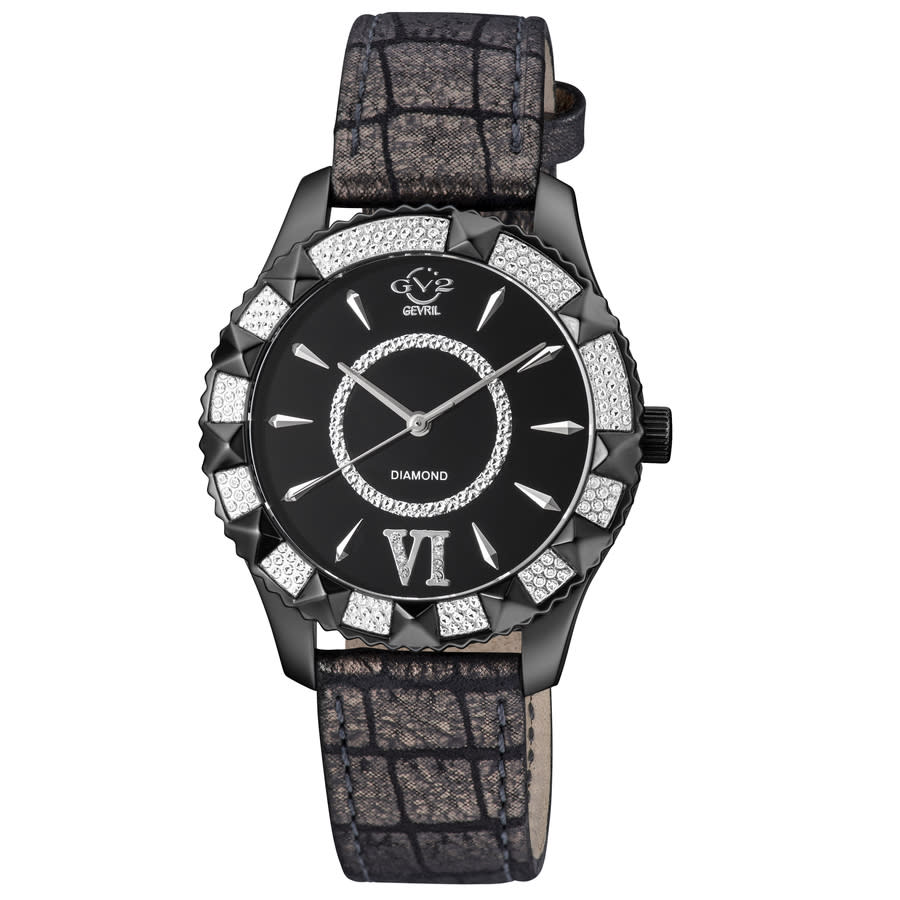 gv2 by gevril venice quartz black dial ladies watch 11713 425c gv2 by gevril venice quartz black dial ladies watch 11713 425c