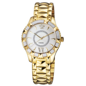 Home gv2 by gevril venice diamond quartz white dial ladies watch 11712 525