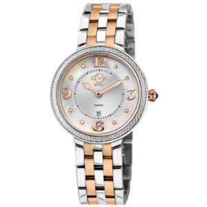 Home gv2 by gevril verona diamond mother of pearl dial ladies watch 12904b