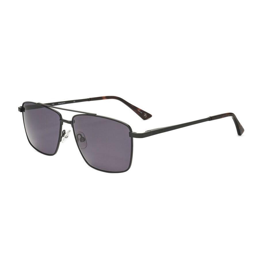 hackett men's black aviator sunglasses heks1206 hackett men's black aviator sunglasses heks1206