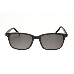 Home hackett men's black rectangular sunglasses hebs182