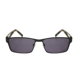 Home hackett men's black rectangular sunglasses heks1091