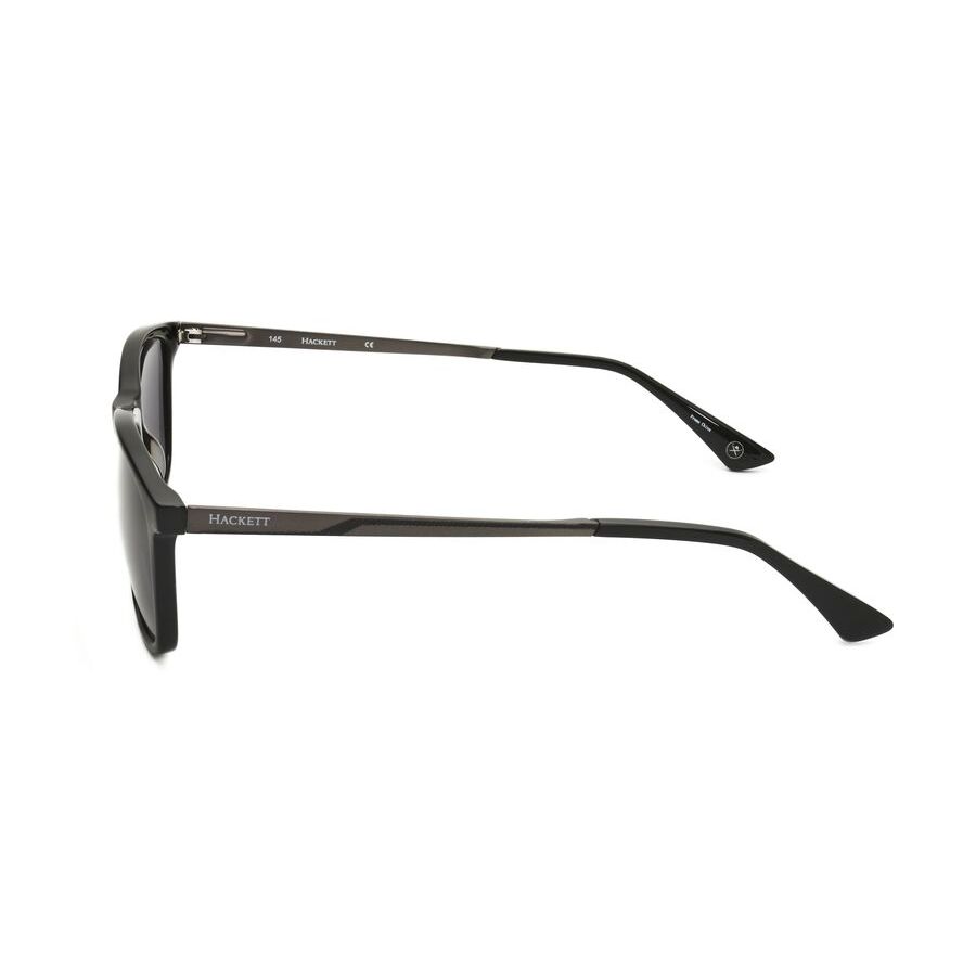 hackett men's black rectangular sunglasses heks1252 020 2 hackett men's black rectangular sunglasses heks1252 020 2