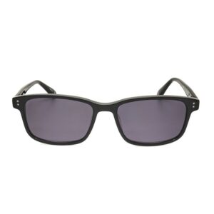 Home hackett men's black rectangular sunglasses heks1258