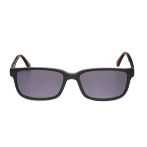 Home hackett men's black rectangular sunglasses heks1266 002 4