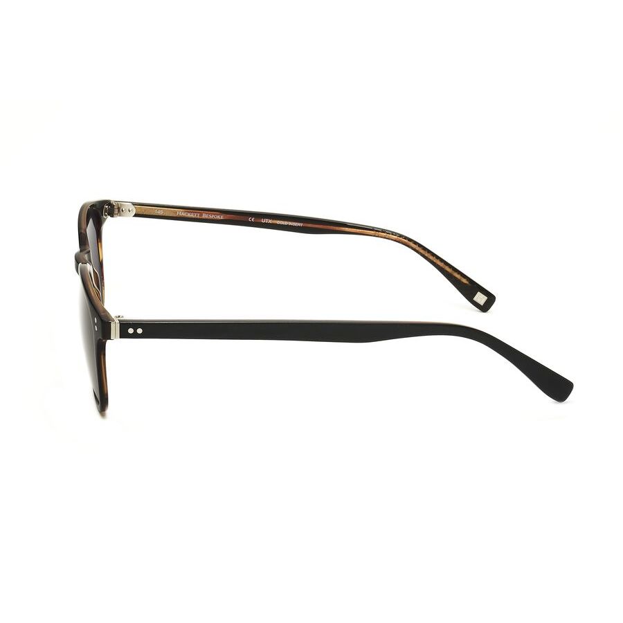 hackett men's black round sunglasses hebs138 hackett men's black round sunglasses hebs138
