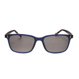 Home hackett men's blue rectangular sunglasses hebs182 01 3