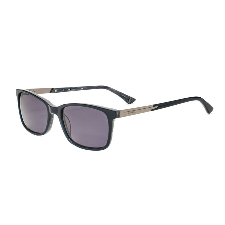 hackett men's blue rectangular sunglasses heks1245 006 3 hackett men's blue rectangular sunglasses heks1245 006 3
