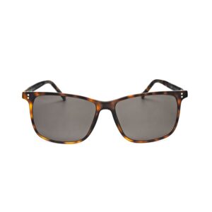 hackett men's brown rectangular sunglasses heb181
