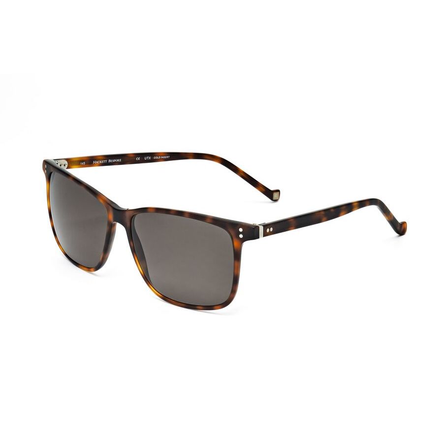 hackett men's brown rectangular sunglasses heb181 hackett men's brown rectangular sunglasses heb181