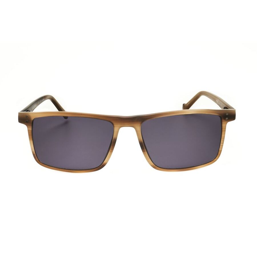 hackett men's brown rectangular sunglasses hebs209 hackett men's brown rectangular sunglasses hebs209