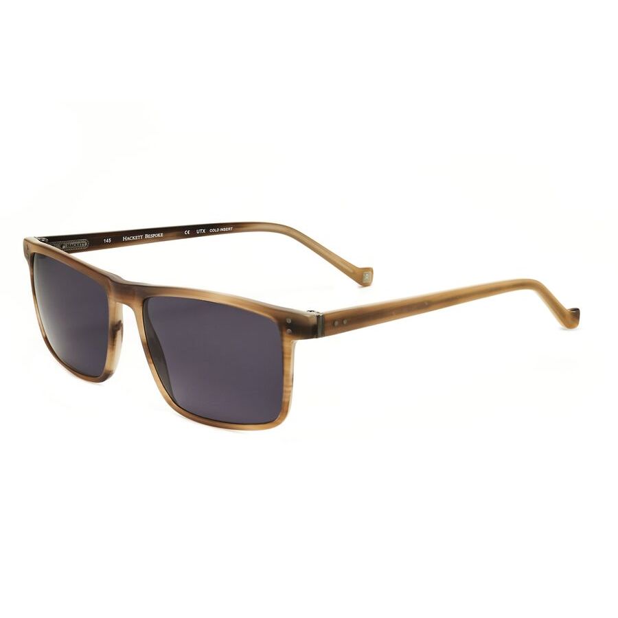 hackett men's brown rectangular sunglasses hebs209 hackett men's brown rectangular sunglasses hebs209