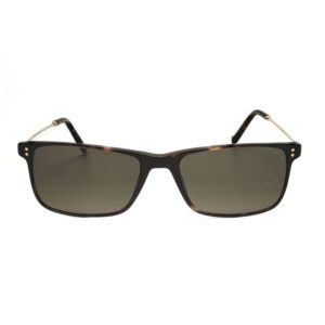 hackett men's brown rectangular sunglasses hebs263