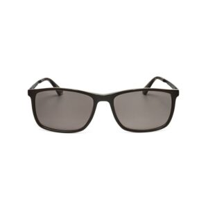 hackett men's brown rectangular sunglasses hek1230 1 002 3