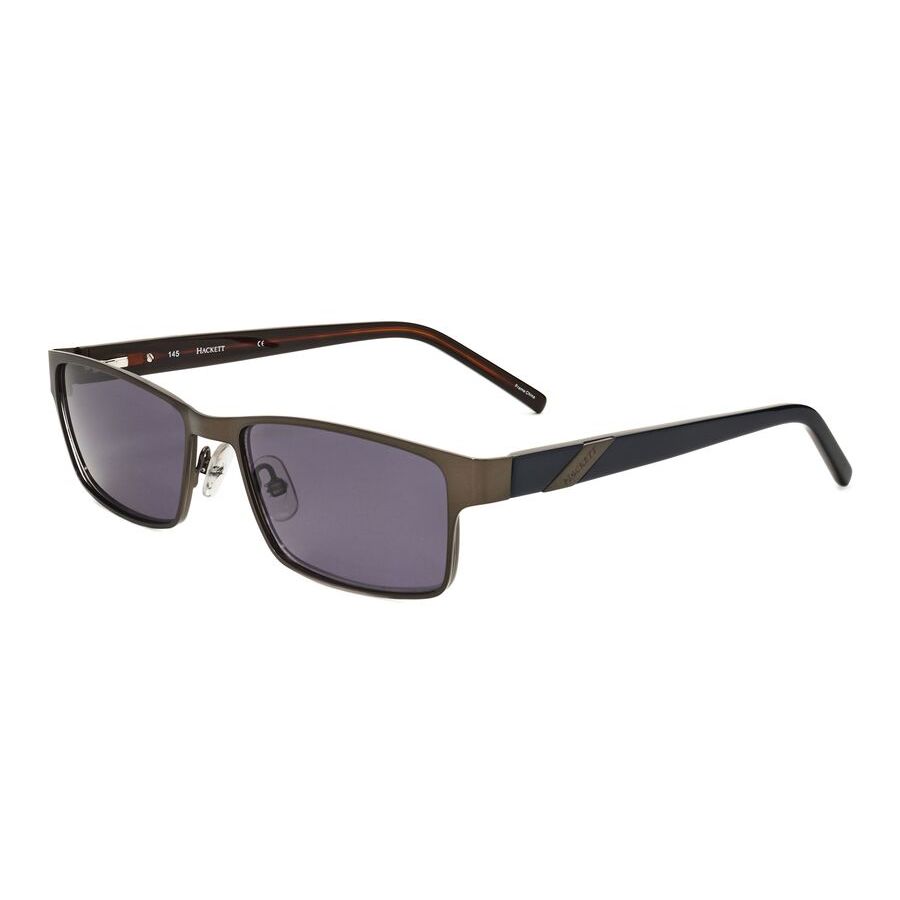 hackett men's brown rectangular sunglasses heks1091 001 2 hackett men's brown rectangular sunglasses heks1091 001 2