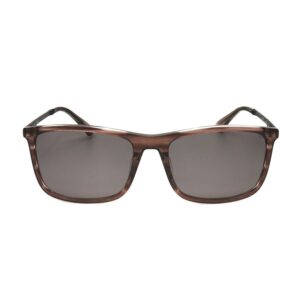 hackett men's brown rectangular sunglasses heks1273 001 2