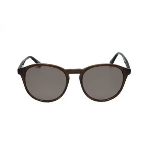 hackett men's brown round sunglasses hek1279
