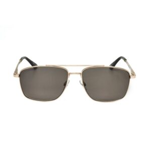 hackett men's gold tone aviator sunglasses hek1205
