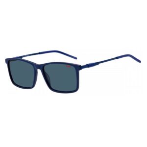 hugo boss blue rectangular men's sunglasses hg 1099/s 0fll/ku 57