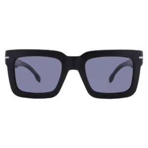 hugo boss blue square men's sunglasses boss 1501/s 0ina/ku 51