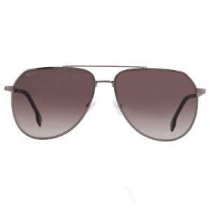 hugo boss brown antireflex pilot men's sunglasses boss 1447/o/s 0kj1/86 61