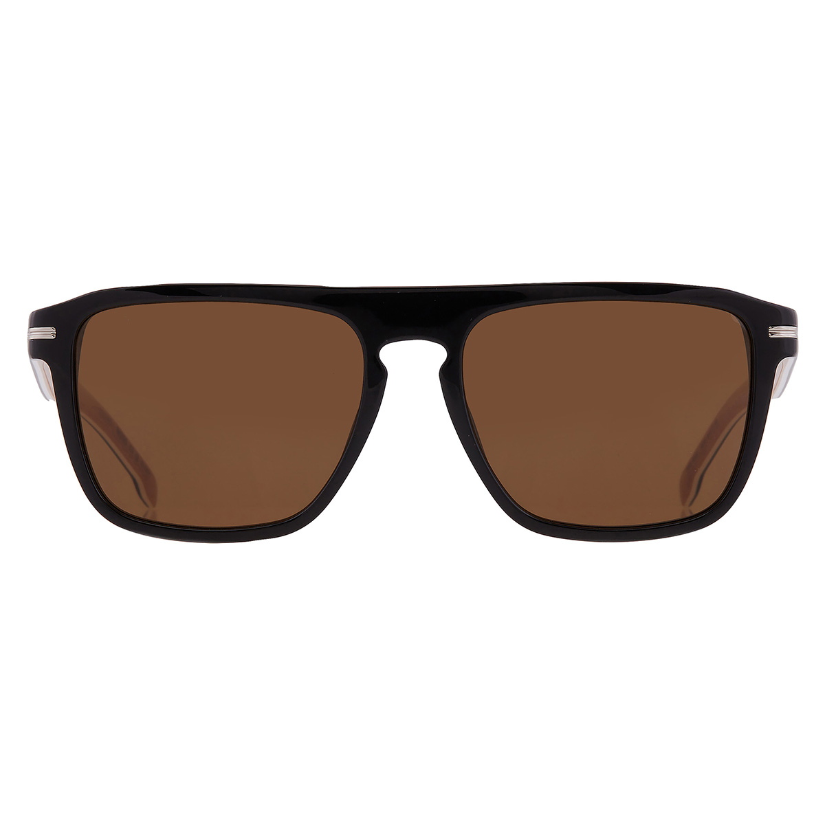 hugo boss brown browline men's sunglasses boss 1599/s 0807/70 56 hugo boss brown browline men's sunglasses boss 1599/s 0807/70 56