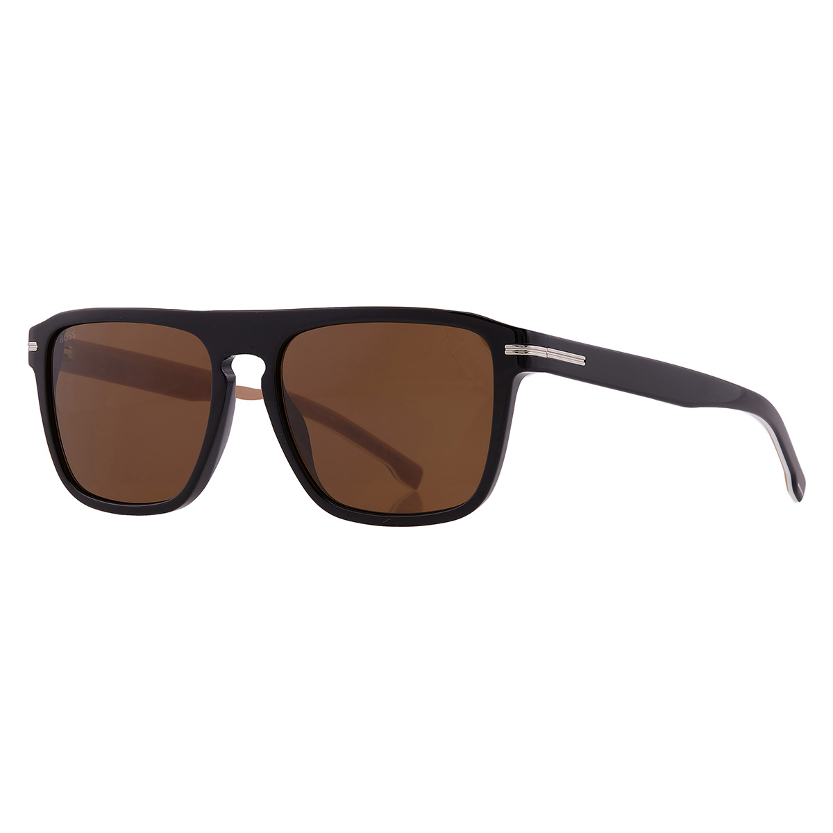 hugo boss brown browline men's sunglasses boss 1599/s 0807/70 56 hugo boss brown browline men's sunglasses boss 1599/s 0807/70 56