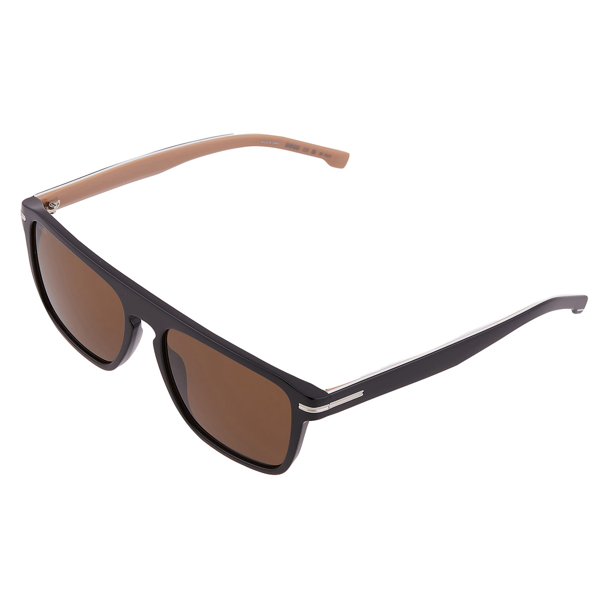 hugo boss brown browline men's sunglasses boss 1599/s 0807/70 56 hugo boss brown browline men's sunglasses boss 1599/s 0807/70 56