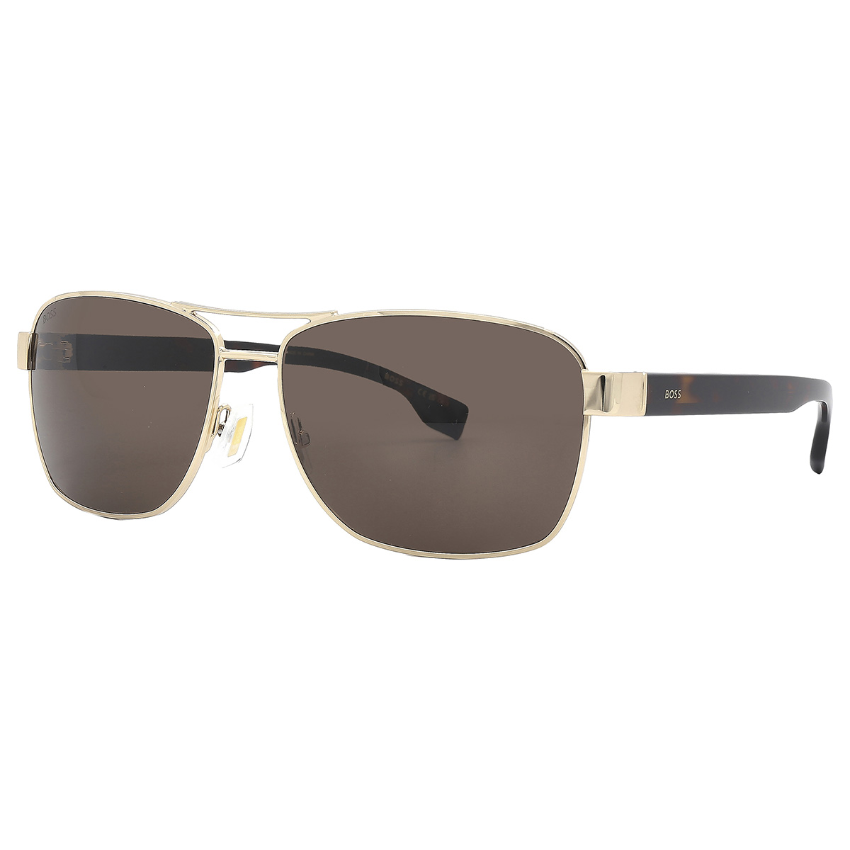 hugo boss brown pilot men's sunglasses boss 1559/o/s 0fg4/70 60 hugo boss brown pilot men's sunglasses boss 1559/o/s 0fg4/70 60