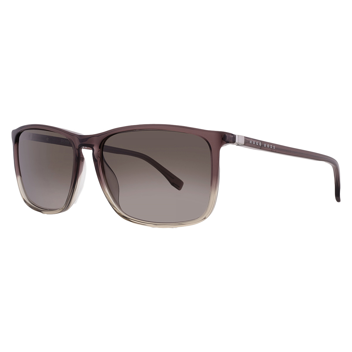 hugo boss brown shaded square men's sunglasses boss 0665/s/it 0nux/ha 57 hugo boss brown shaded square men's sunglasses boss 0665/s/it 0nux/ha 57