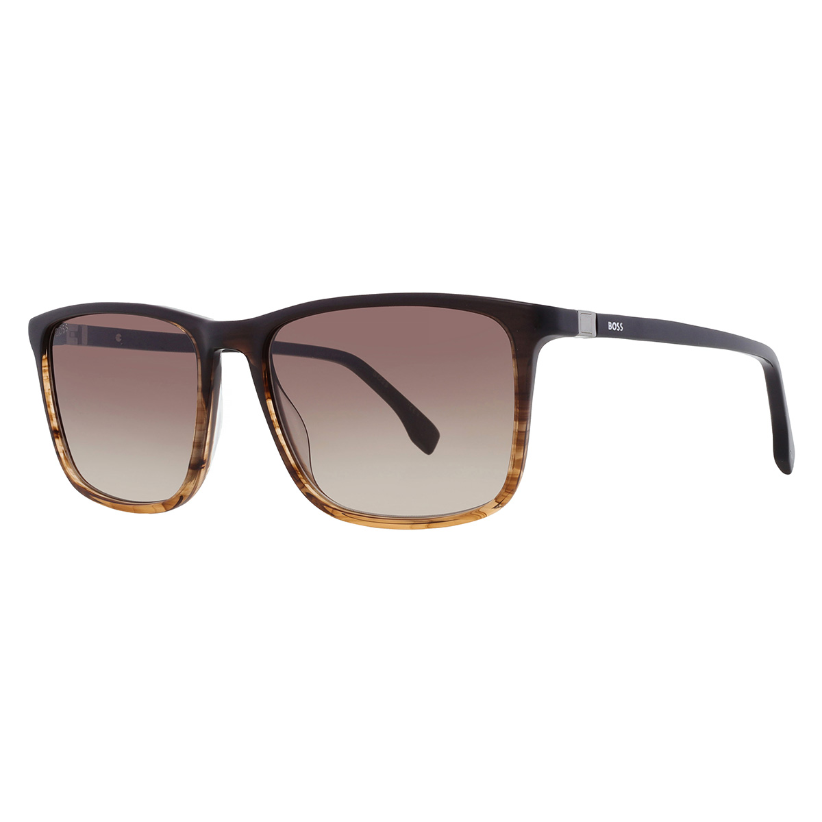 hugo boss brown shaded square men's sunglasses boss 1434/s 0ex4/ha 56 hugo boss brown shaded square men's sunglasses boss 1434/s 0ex4/ha 56