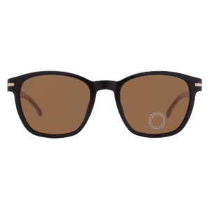hugo boss brown square men's sunglasses boss 1505/s 807 52