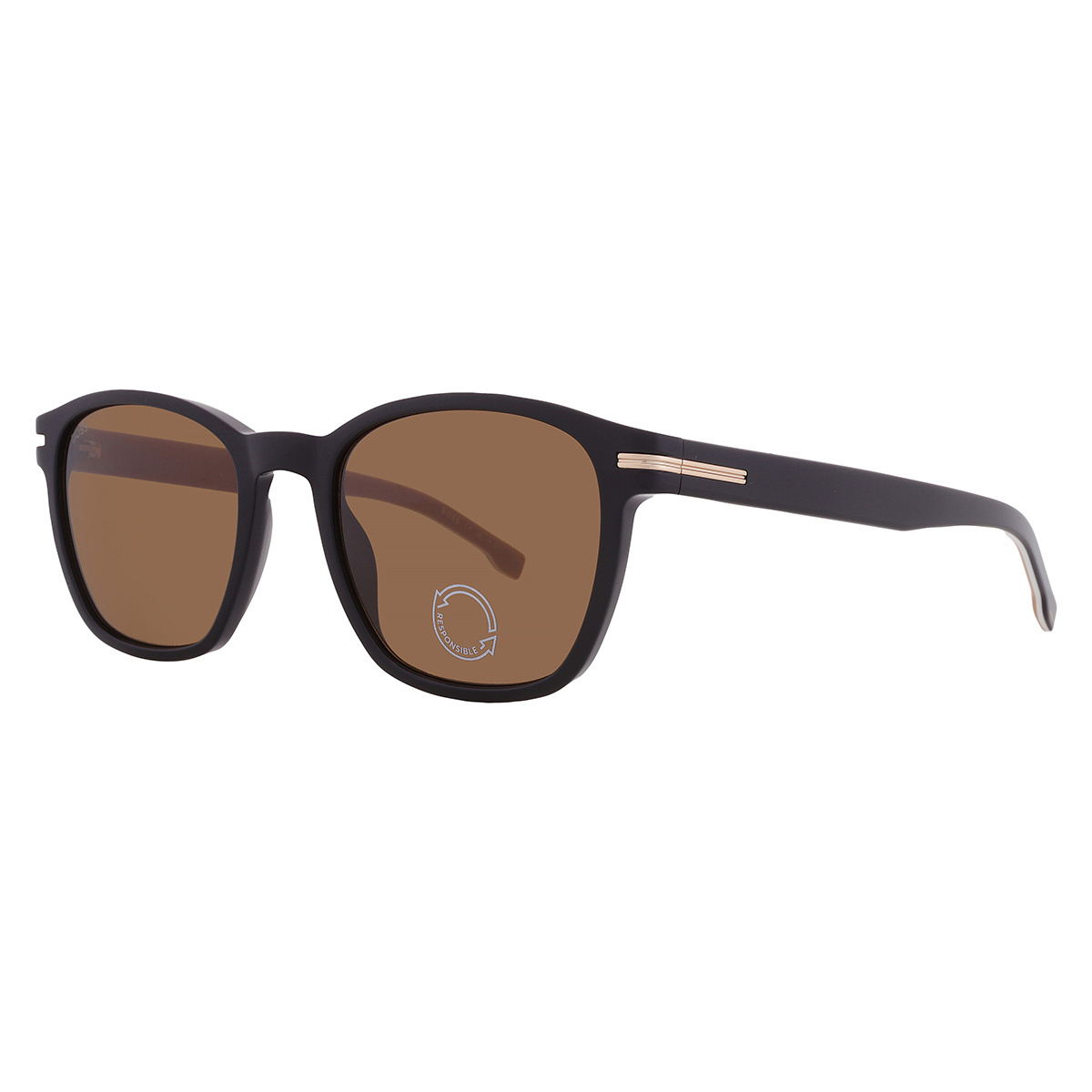 hugo boss brown square men's sunglasses boss 1505/s 807 52 hugo boss brown square men's sunglasses boss 1505/s 807 52
