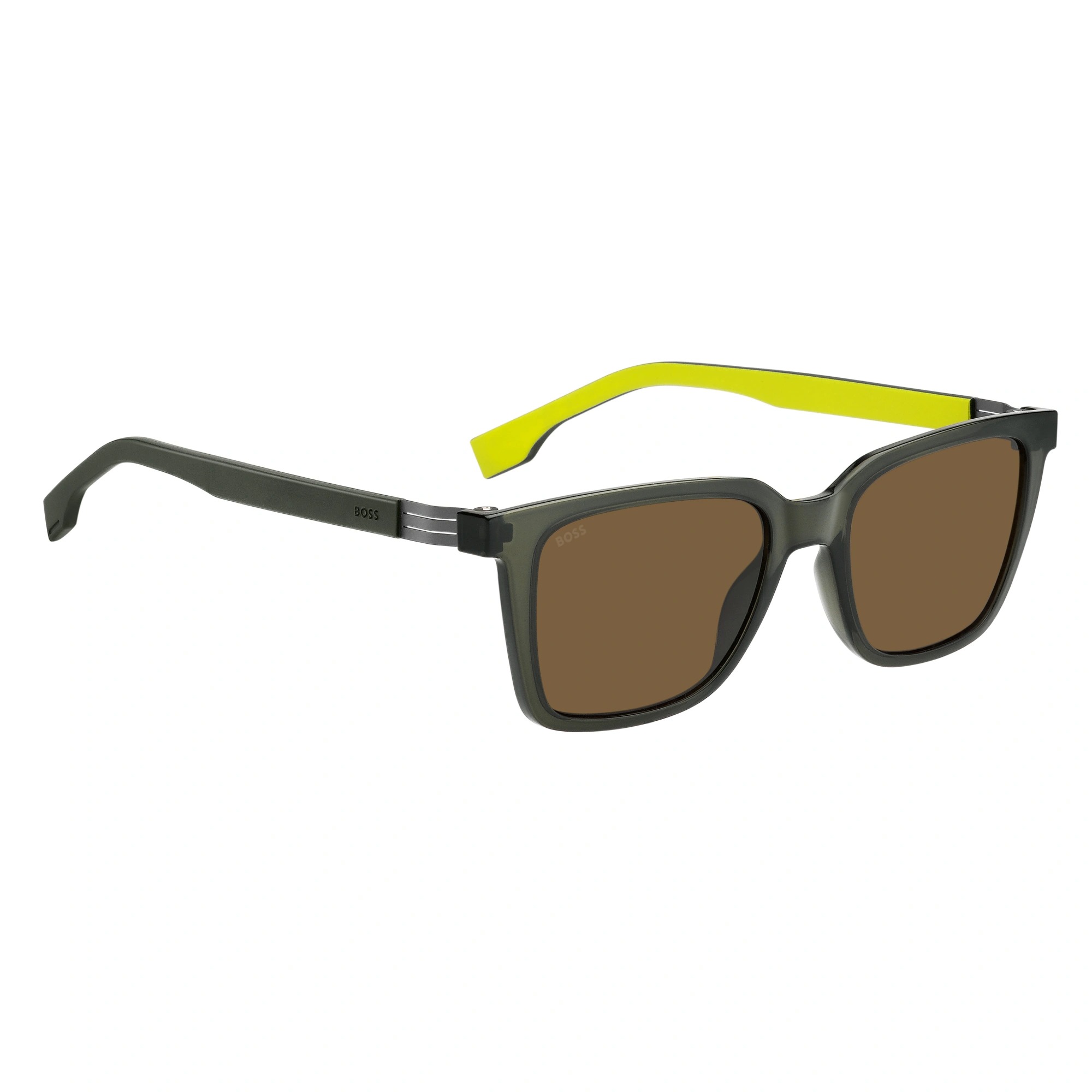 hugo boss brown square men's sunglasses boss 1574/s 0gp7/70 53 hugo boss brown square men's sunglasses boss 1574/s 0gp7/70 53