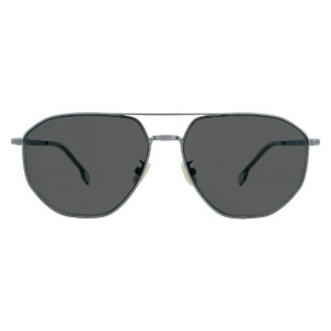 hugo boss dark grey pilot men's sunglasses boss 1612/f/sk 06lb/ir 61
