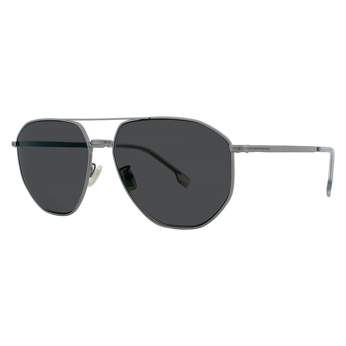 hugo boss dark grey pilot men's sunglasses boss 1612/f/sk 06lb/ir 61 hugo boss dark grey pilot men's sunglasses boss 1612/f/sk 06lb/ir 61