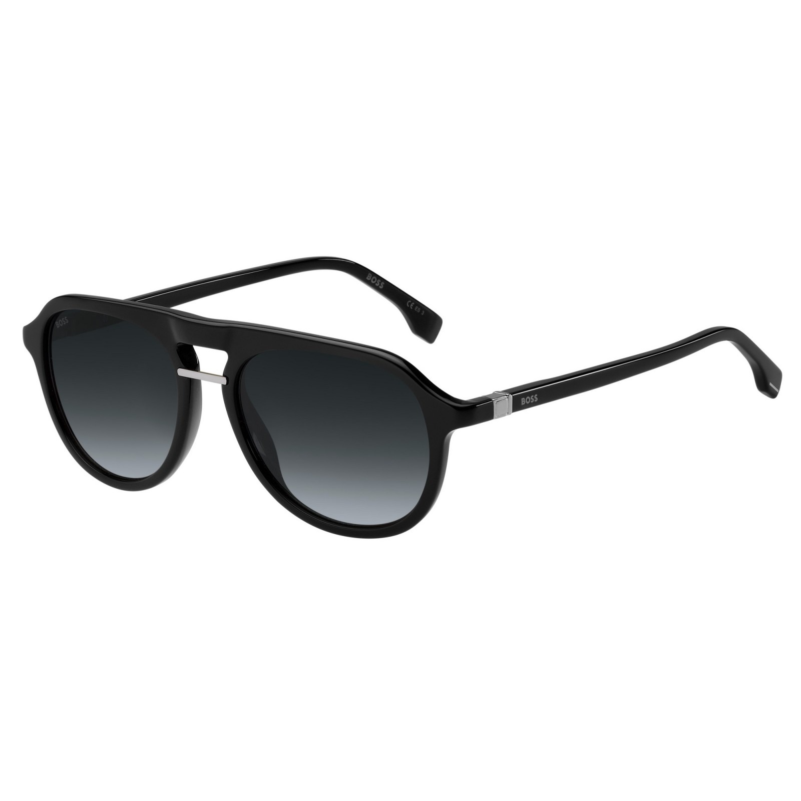hugo boss dark grey shaded pilot men's sunglasses boss 1435/s 0807/9o 54 hugo boss dark grey shaded pilot men's sunglasses boss 1435/s 0807/9o 54