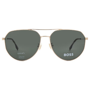 hugo boss green pilot men's sunglasses boss 1473/f/sk 0j5g/qt 61
