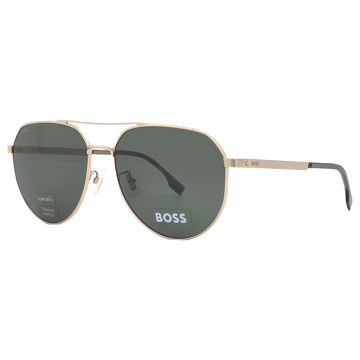 hugo boss green pilot men's sunglasses boss 1473/f/sk 0j5g/qt 61 hugo boss green pilot men's sunglasses boss 1473/f/sk 0j5g/qt 61