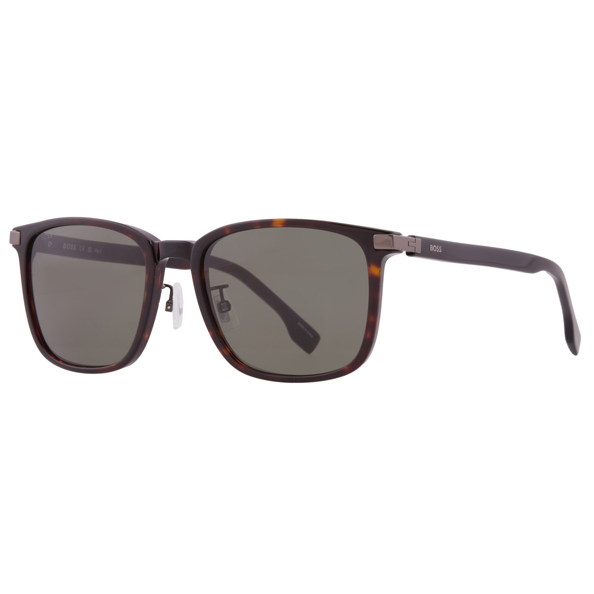 hugo boss green square men's sunglasses boss 1406/f/sk 0086/qt 57 hugo boss green square men's sunglasses boss 1406/f/sk 0086/qt 57